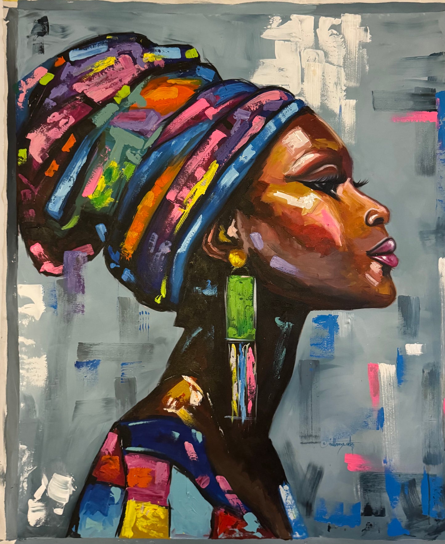 Head high, heart wild — I rise in my own colors.