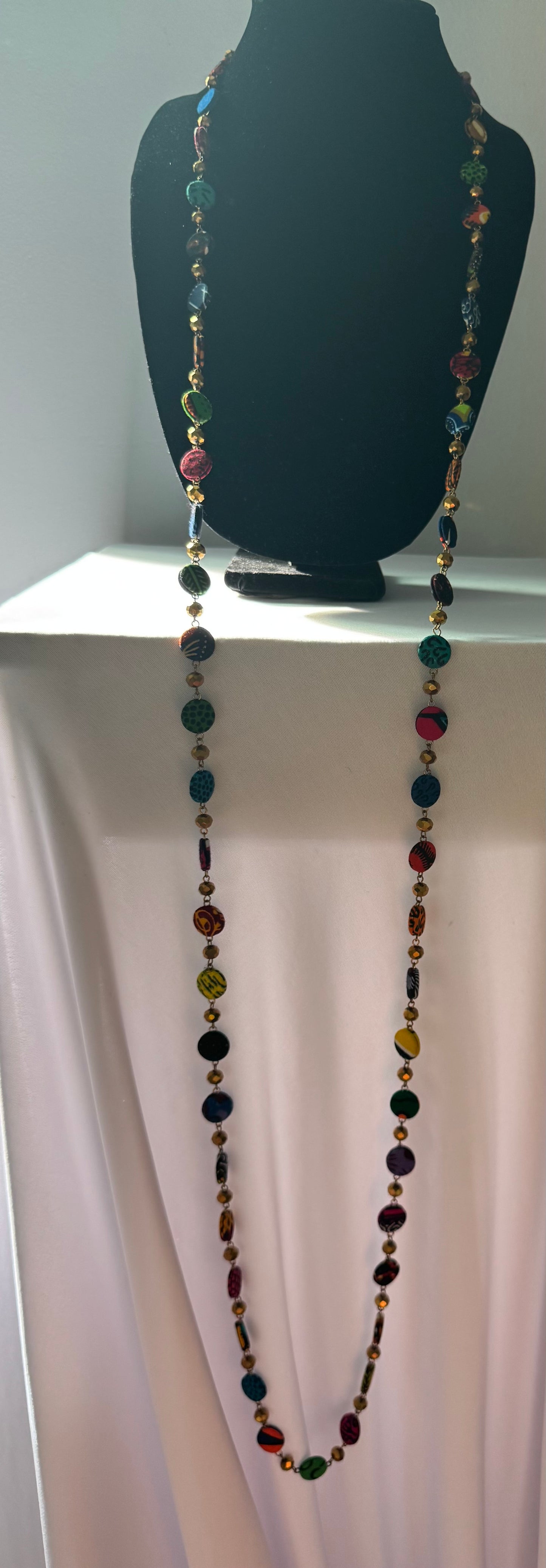 One-of-a-Kind 67-Inch Handmade Artisan Necklace