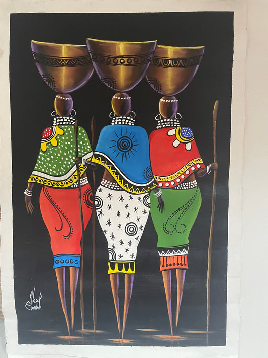 Painting of three women