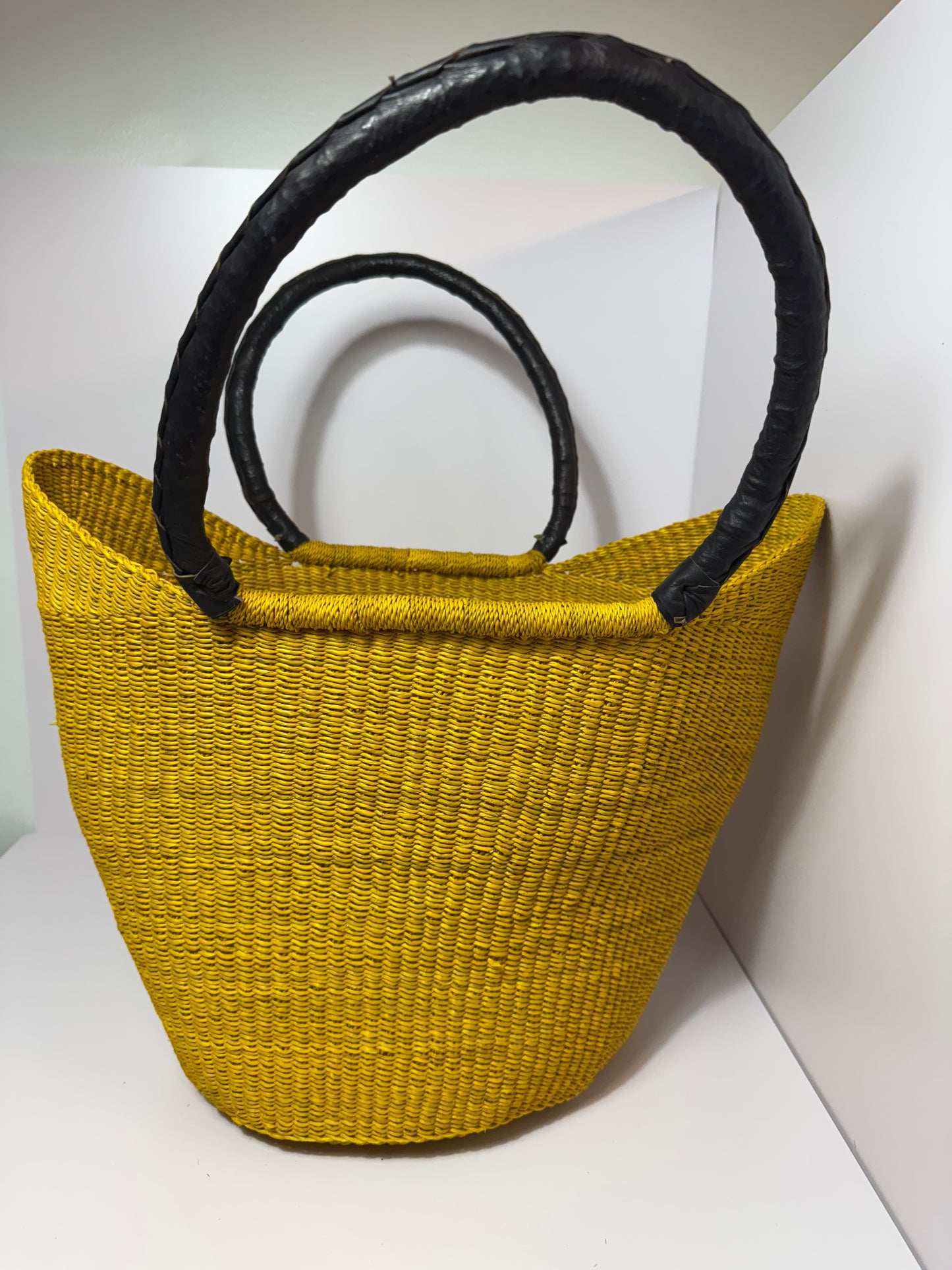 Sunshine Carryall ☀️ | Handwoven Bolga Basket