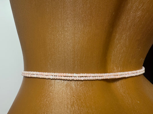Soft Pink Elegance Waist Beads