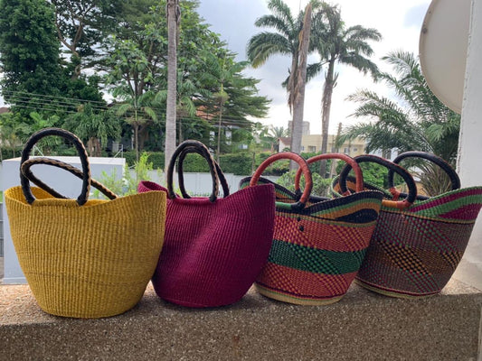 Assortment of Bolga Baskets